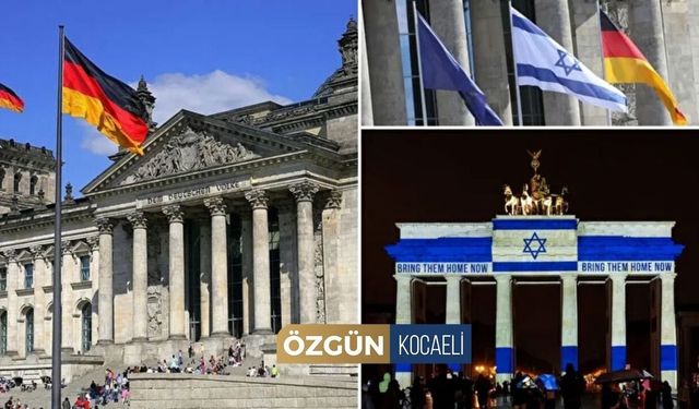Almanya’dan İsrail’e Destek: Brandenburg Kapısı’na Bayrak Yansıtıldı!