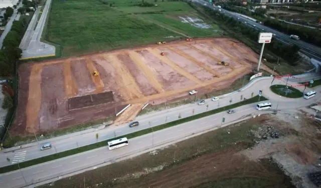 Milli maç için 220 dönümlük dev organizasyon alanı hazır