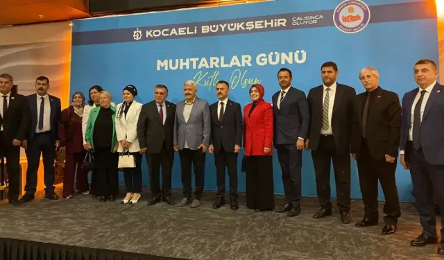 Kocaeli'de Muhtarlar Günü Coşkuyla Kutlandı