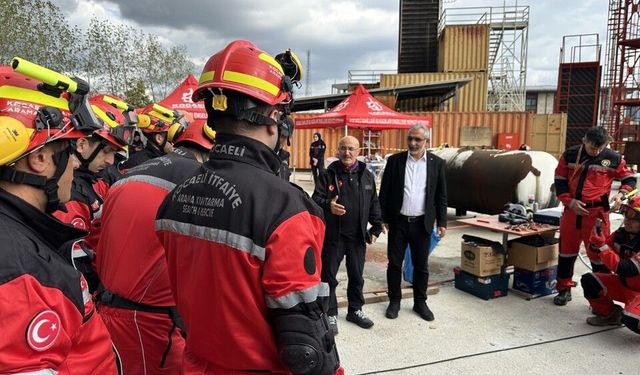 AFAD ve Kocaeli İtfaiyesi’nden ortak eğitim hamlesi
