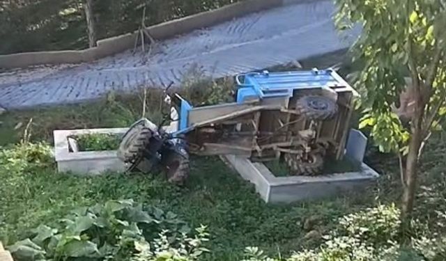 Patpatın altında kaldı