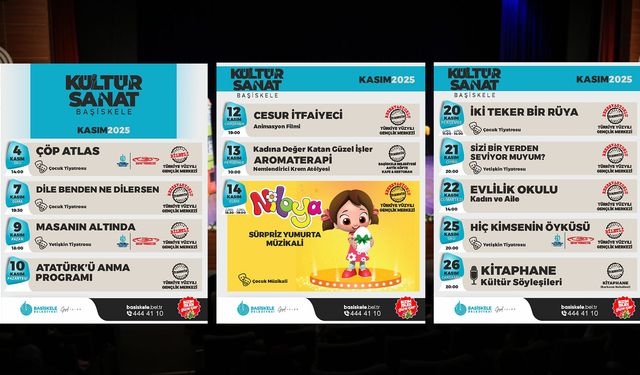 Kasım Ayında “Başiskele Kültür-Sanat” Başka Güzel