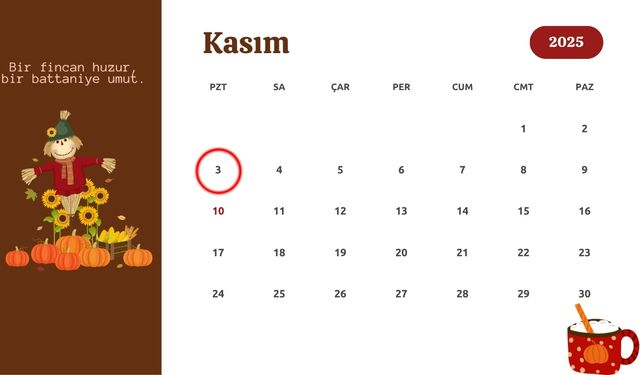 3 Kasım Ne Günü? 3 Kasım Türkiye’de Ne Günü?