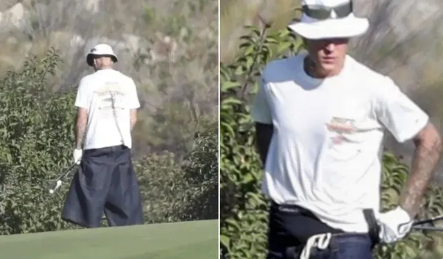Justin Bieber Golf Sahasına Tuvaletini Yaptı