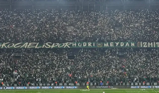 Kocaelispor Galatasaray maçında desibel rekoru deneyecek