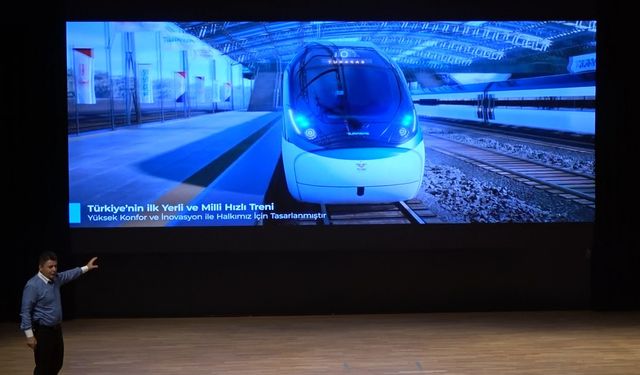 Türkiye'nin Yerli Hızlı Treni Gençlerle Buluştu