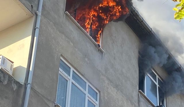 Kartepe'de Yangın Paniği