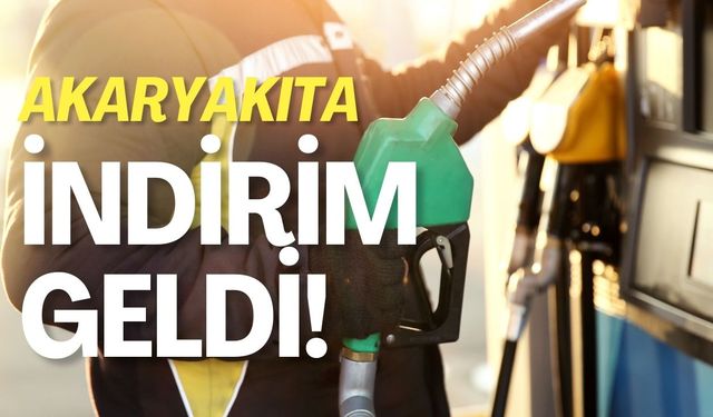 Akaryakıta indirim geldi! İşte güncel fiyatlar...
