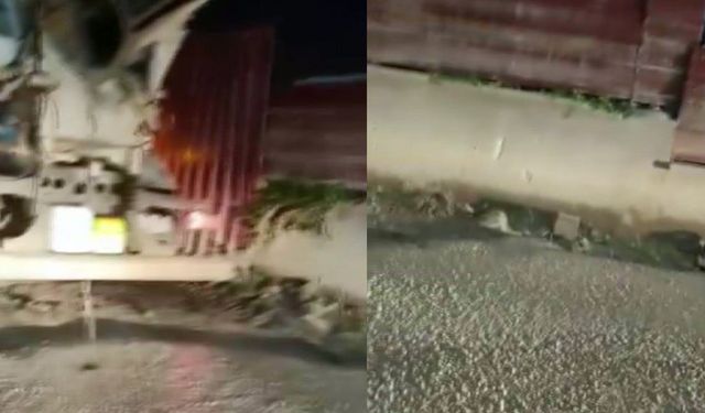 Yola beton döktü, "Benim firmam zengin, cezamızı öderiz" dedi