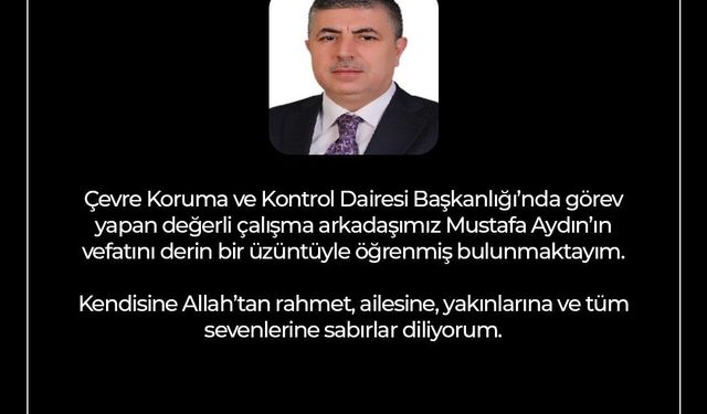 Mustafa Aydın Hayatını Kaybetti
