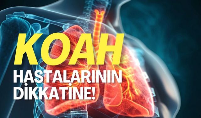 KOAH Hastalarının Dikkatine!