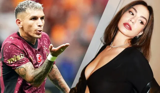 Lucas Torreira, Demet Özdemir'e kalp attı