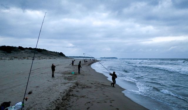 Kandıra'da nefes kesen yarış! 138 balık yakalandı