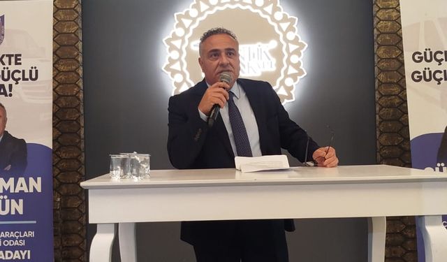 Süleyman Aygün, Servisçiler Odası Başkanlığına adaylığını duyurdu