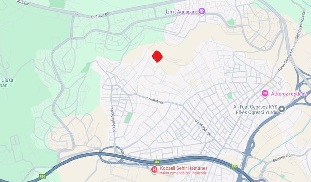 Kocaeli Şehir Hastanesi yakınında icradan satışta arsa