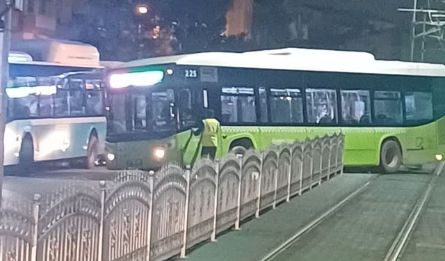 Kuruçeşme'de Belediye Otobüsü Kaza Yaptı