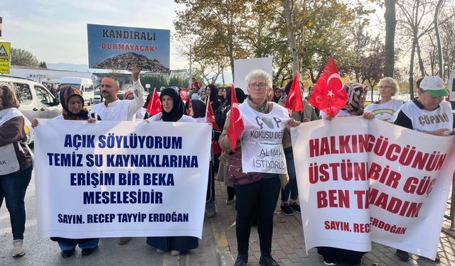 Kandıralılar Çöp Tesisi İçin Belediyeye Yürümek İstedi