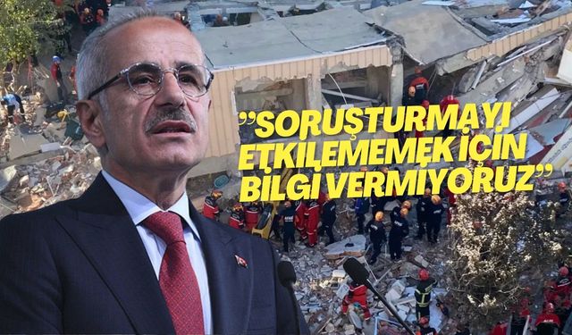 Bakan Uraloğlu’ndan Gebze açıklaması: "Soruşturmayı etkilememek için bilgi vermiyoruz"