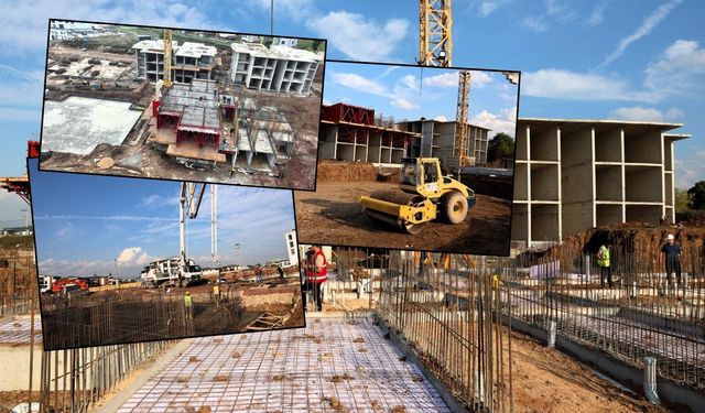 Kartepe Kent Konut Evleri’nde inşaat hızla ilerliyor