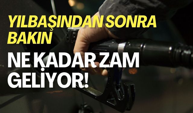Yılbaşından Sonra Akaryakıta Gelecek Zam Belli Oldu!