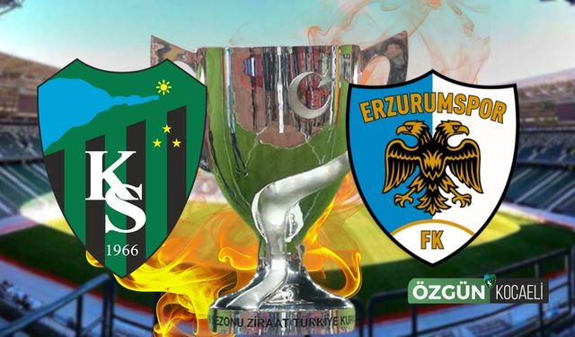 Kocaelispor Kupa İçin Sahaya Çıkıyor