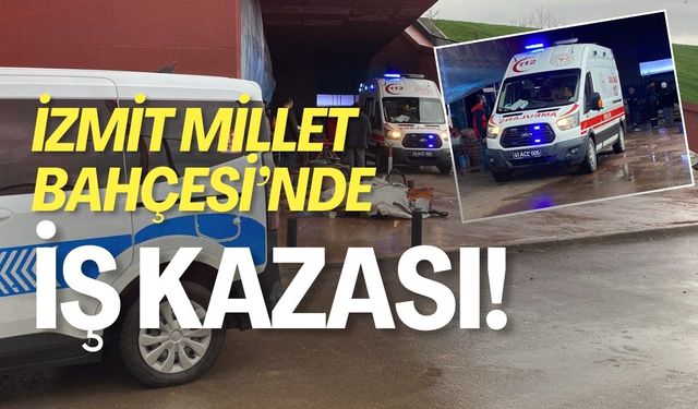 İzmit Millet Bahçesi'nde İş Kazası!
