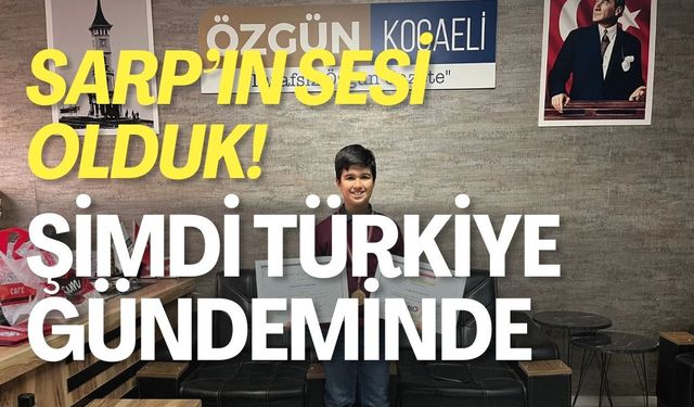 Sarp Arel'in Sesi Olduk! Türkiye Gündeminde!