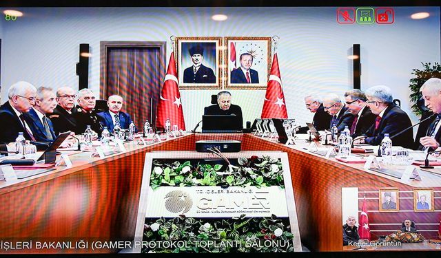 Vali Aktaş, Bakan Yerlikaya'nın Yılbaşı Tedbirleri Toplantısına Katıldı