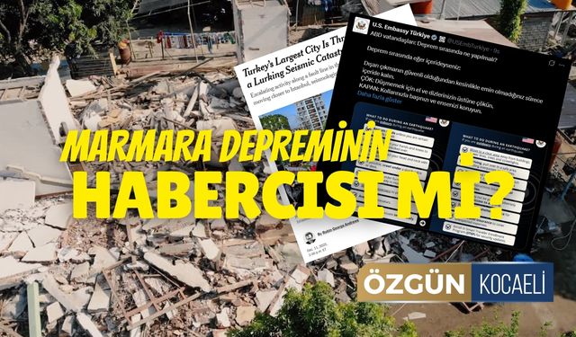 AMERİKALILAR İSTANBUL DEPREMİNİ Mİ BİLİYOR?