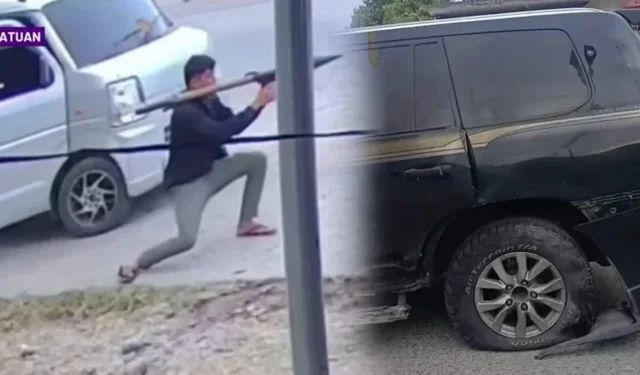 Valinin zırhlı aracına roket attılar