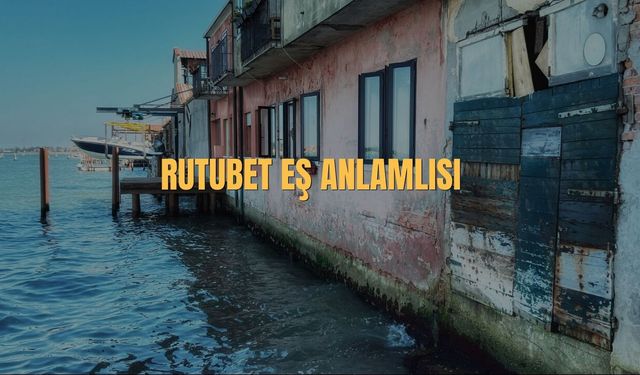 Rutubet Eş Anlamlısı Nedir? Rutubet Kelimesinin Eş Anlamlısı