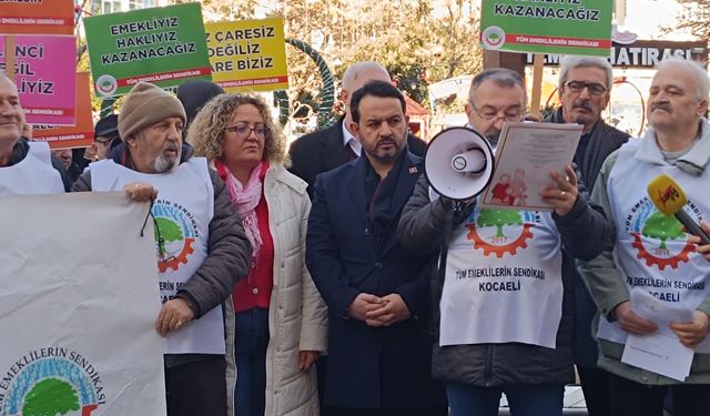 Emekliler Yılın İlk Eylemini Yaptı