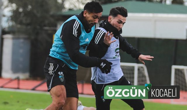 Kocaelispor’un Antalya Kamp Kadrosu Belli Oldu