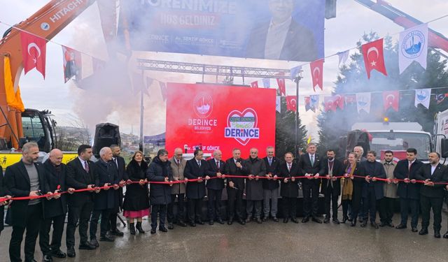 Derince Belediyesi'ne 22 Yeni Hizmet Aracı