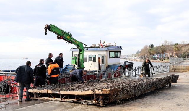Eskihisar Sahili’nde ekosistemi canlandıracak dip temizliği yapıldı