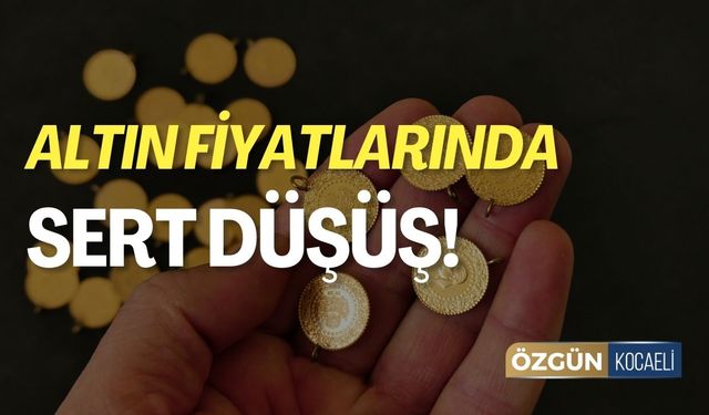 Altın Fiyatları Sert Düştü! 5 Şubat 2026 Altın Fiyatları