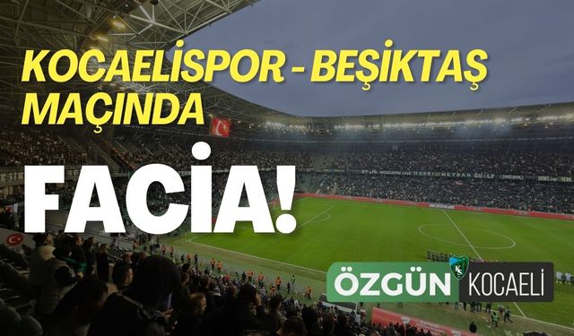 Kocaelispor - Beşiktaş Maçında Facia!