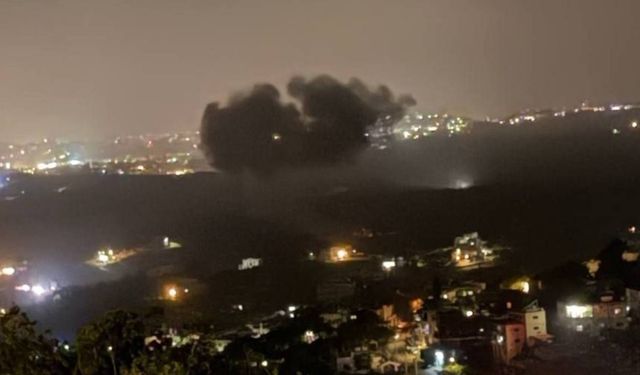 İsrail, Lübnan'ı Vurdu