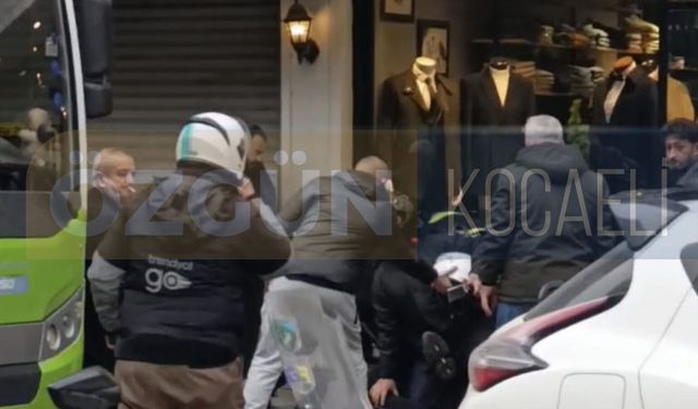 İzmit'te denetimde kovalamaca sonrası gözaltı