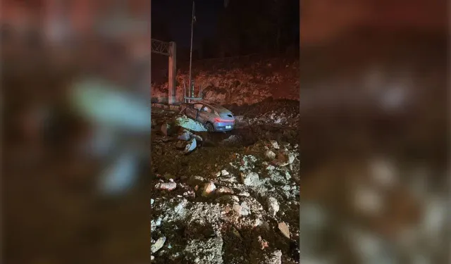 Batı Kudüs'e Füze Düştü