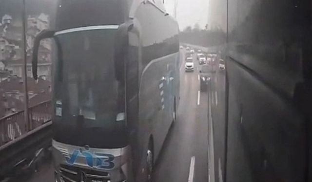 Kocaeli TEM'deki Feci Kaza Kamerada!