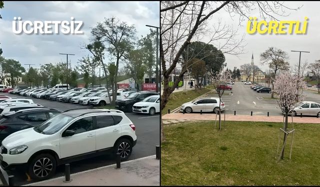 İzmit Millet Bahçesi Otoparkında İn Cin Top Oynuyor