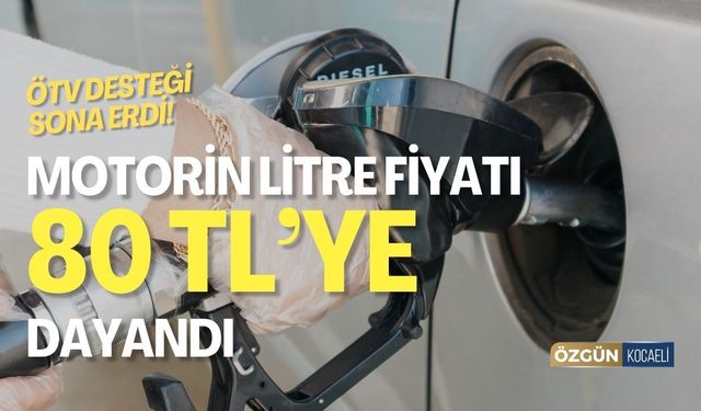 Akaryakıta Dev Zam! Motorin Fiyatları 80 TL'ye Dayandı