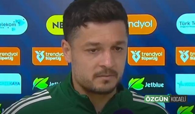 "Bu sonucun sorumluluğu bizim"