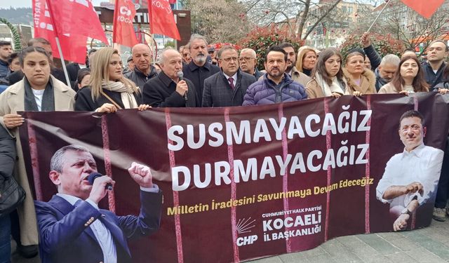 CHP Kocaeli 19 Mart Eylemlerinin Yıl Dönümünde Saraçhane'ye Yürüdü