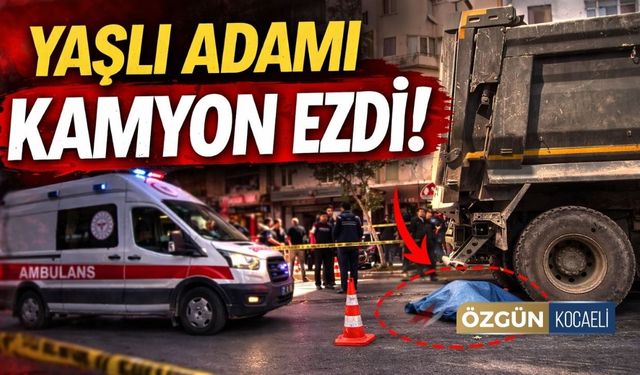 Yaşlı Adamı Kamyon Ezdi!