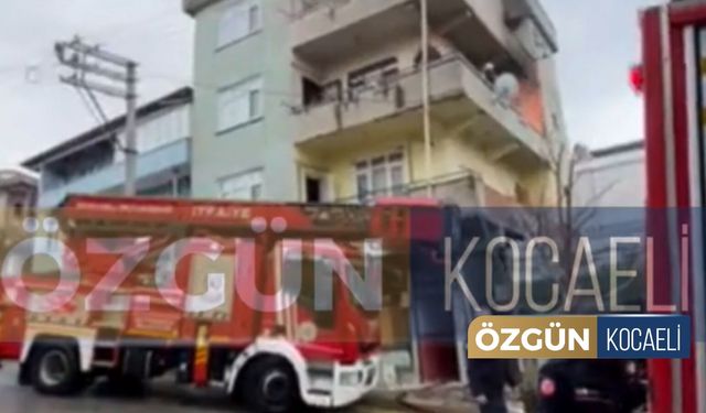 KOCAELİ SON DAKİKA! Yanan Evde Mahsur Kalanlar Var