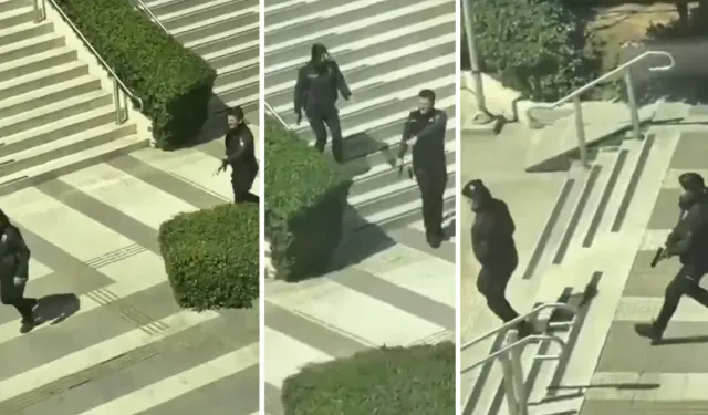 Polislerle alay eden “plaza çalışanları” videosuna soruşturma