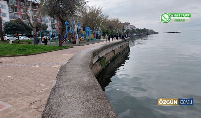Değirmendere sahilinde “denize merdiven” talebi