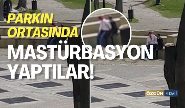 Parkın Ortasında Birbirlerine Mastürbasyon Yaptılar!